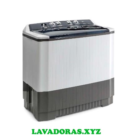 Lavadora doble Tina LG 17 kg Gris