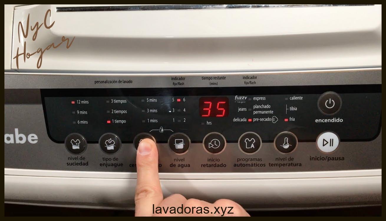 No todas las lavadoras tienen la función de apagado automático
