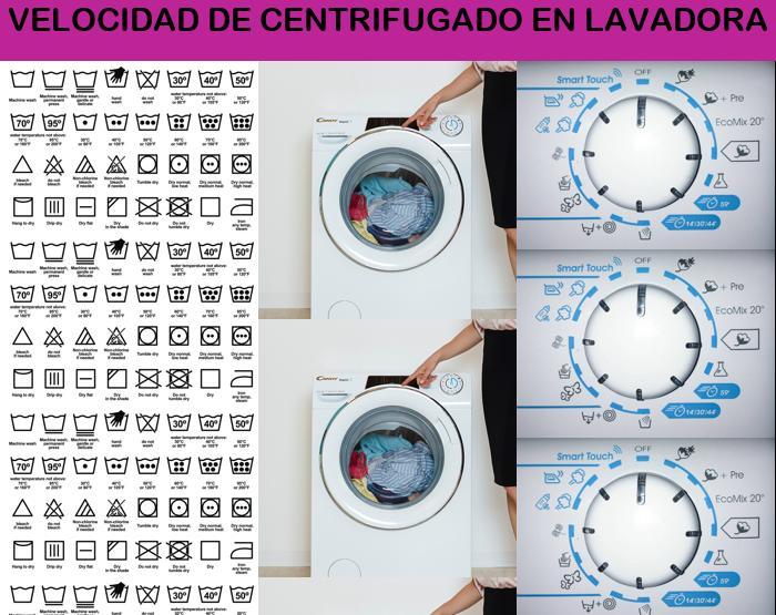 Controla la velocidad de centrifugado