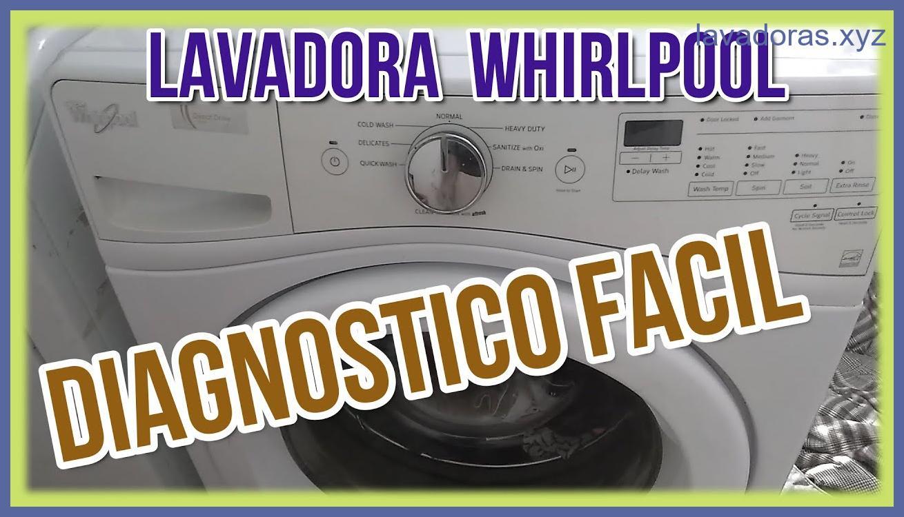 Beneficios del sistema de autodiagnóstico en lavadora whirlpool
