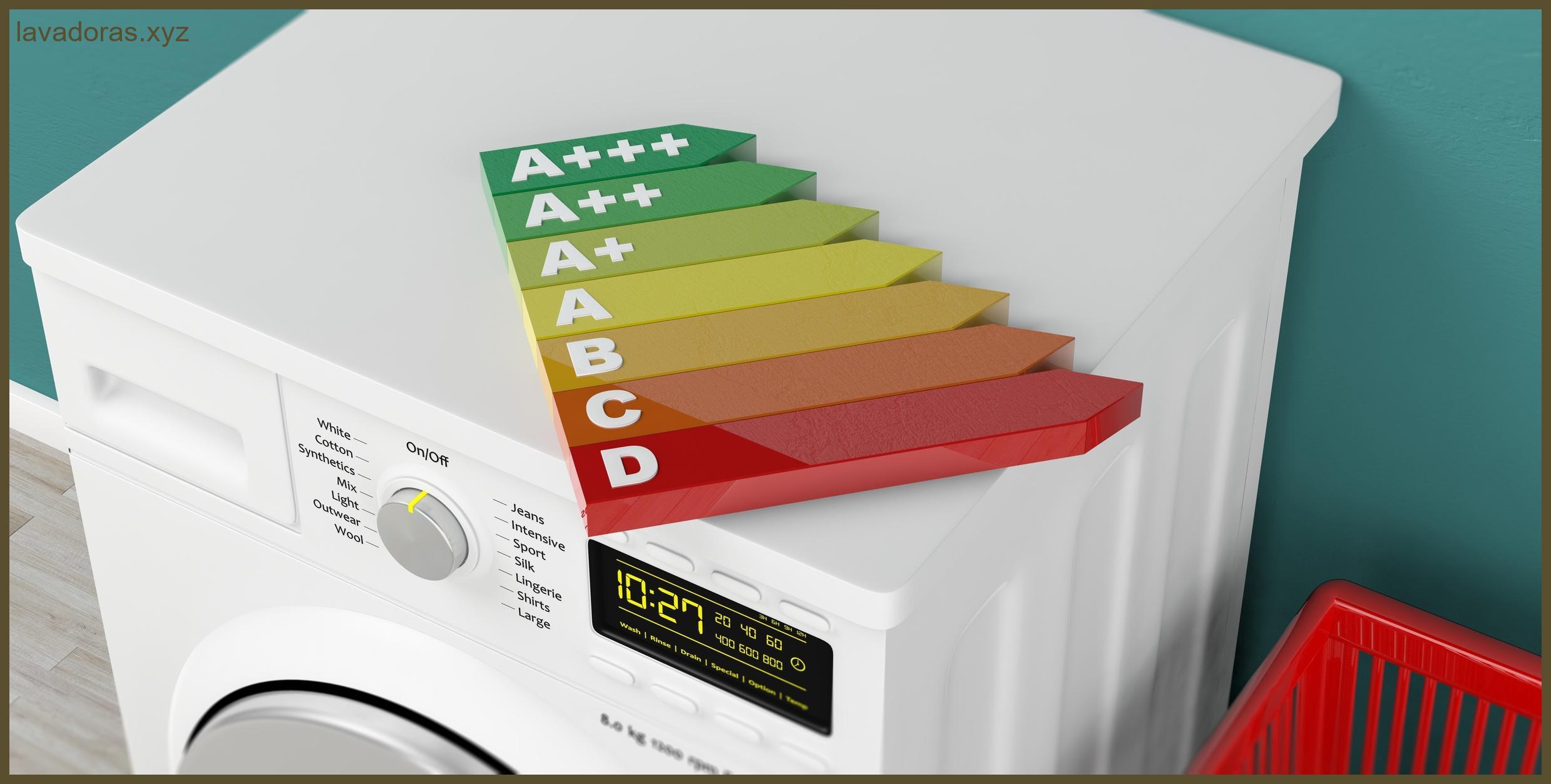 identificar una lavadora con certificación de eficiencia energética