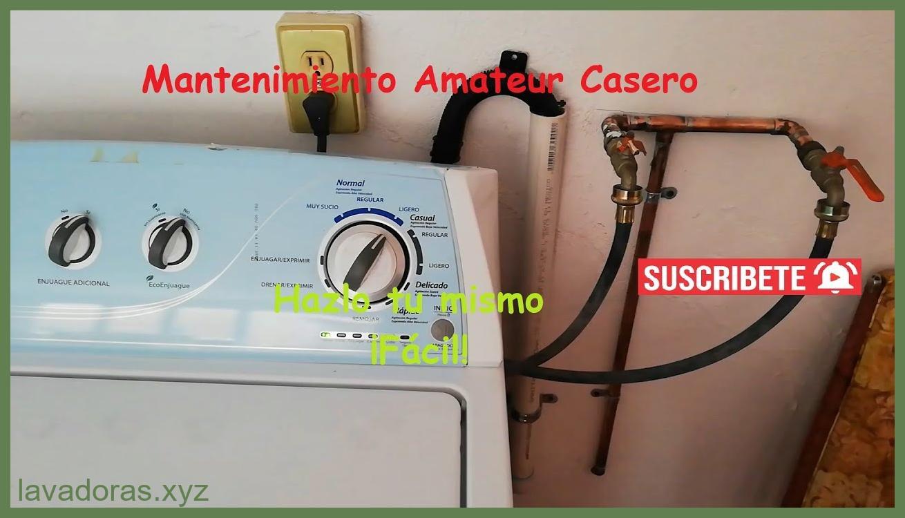 pasos para instalar la lavadora 