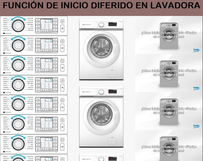 Tiempo programable para lavadora
