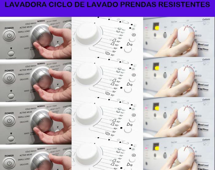 Cuidado extremo para textiles resistentes