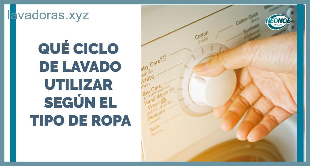 lavadoras ofrecen los mismos ciclos de lavado para prendas resistentes