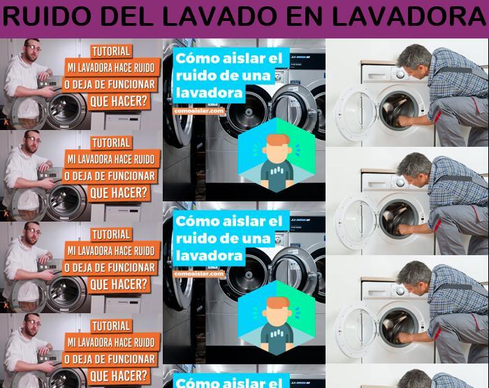 Silencio en el ciclo lavado